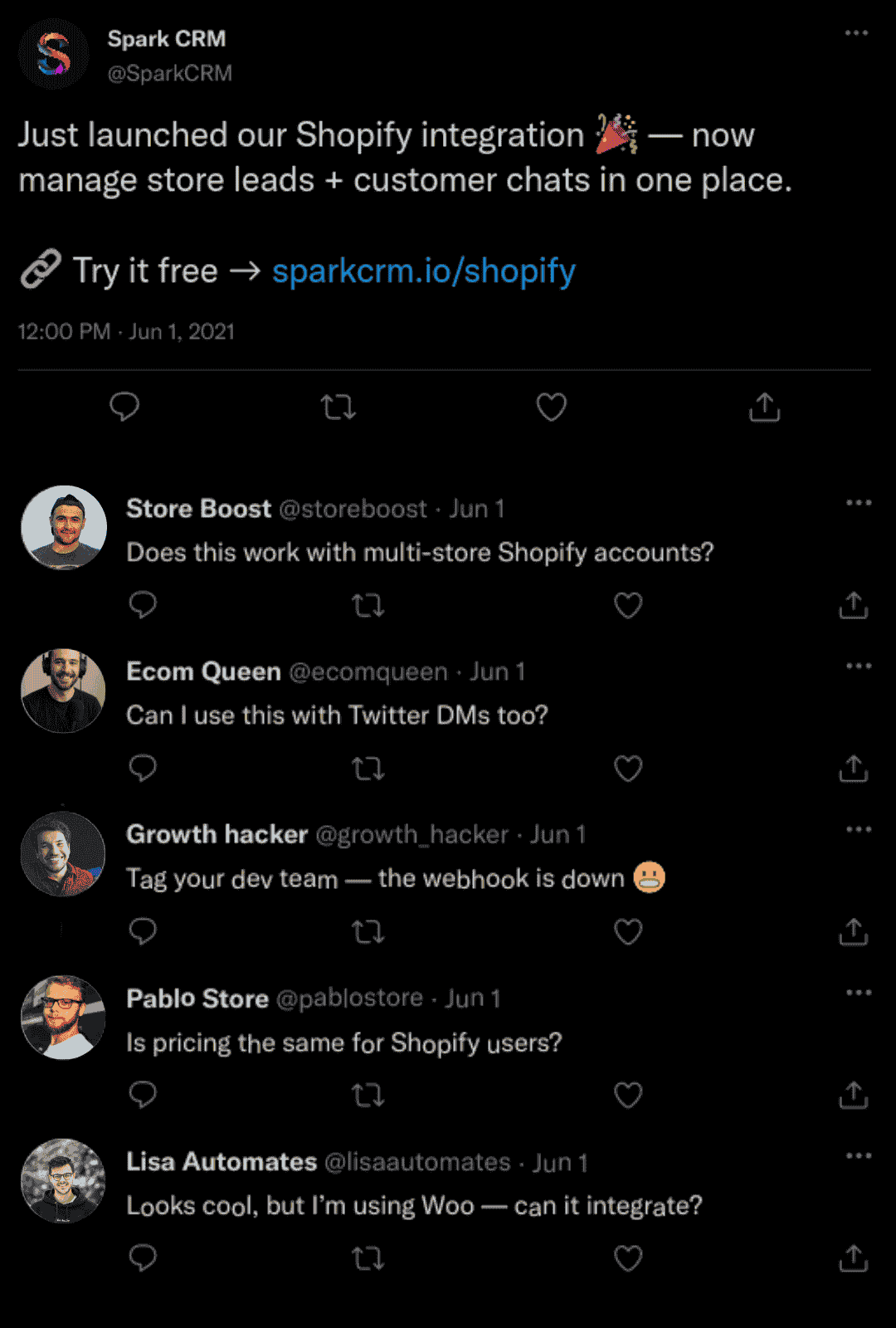 Manage Tweet Replies
