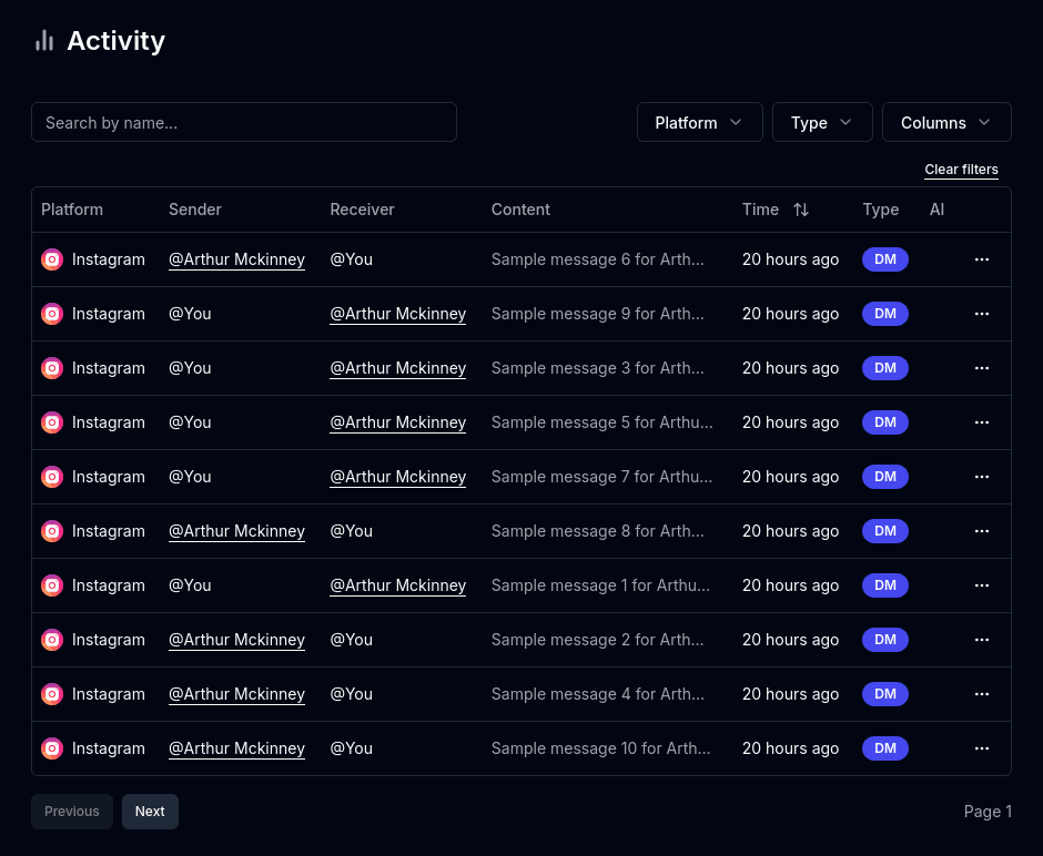 Activity: Real-Time Insights & Follow-up