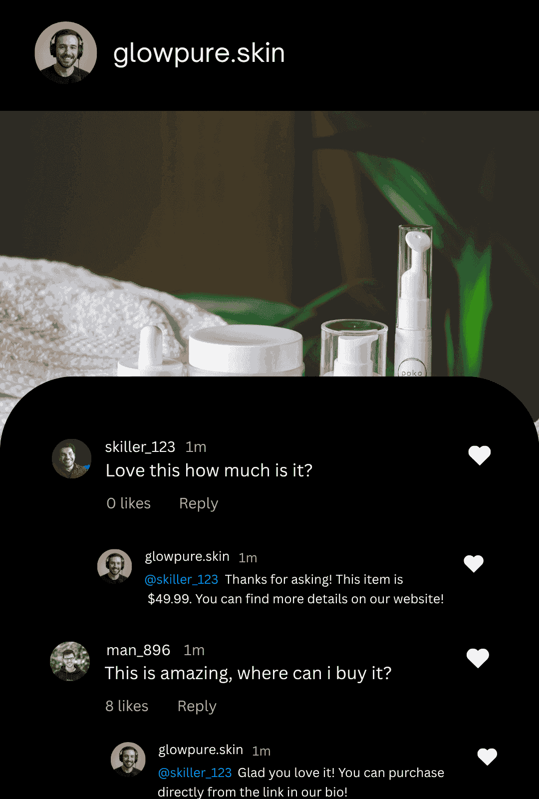 Auto-Reply to Comments